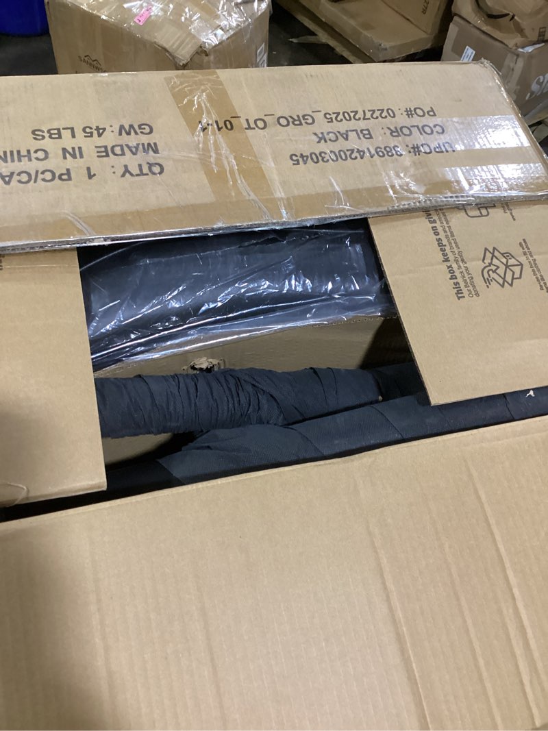 Condition photo showing Good Condition for Flash Furniture Hercules Series Big & Tall LeatherSoft Executive Side Reception Chair, Padded Lobby Chair with 500-lb. Static Weight Capacity, Black