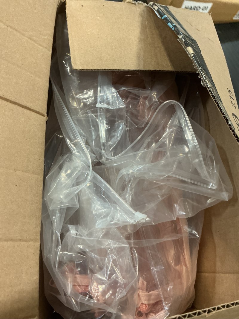 Condition photo showing Good Condition for sweetude 24 pcs clear tote bags with makeup bags, 16x13x5.5 beach tote bags bulk waterproof for women team travel stadium(orange pink)