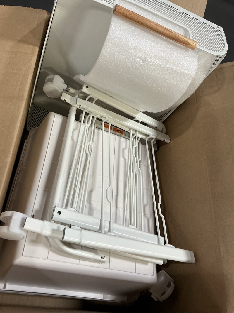 Condition photo showing Good Condition for Rolling Utility Storage Cart with 4 Drawers - 4 Tiers Rolling Cart Craft Cart, Storage Drawer Cart Organizer for Craft Room Office Bedroom Classroom with Mesh Top & 4 PCS DIY Lable, White