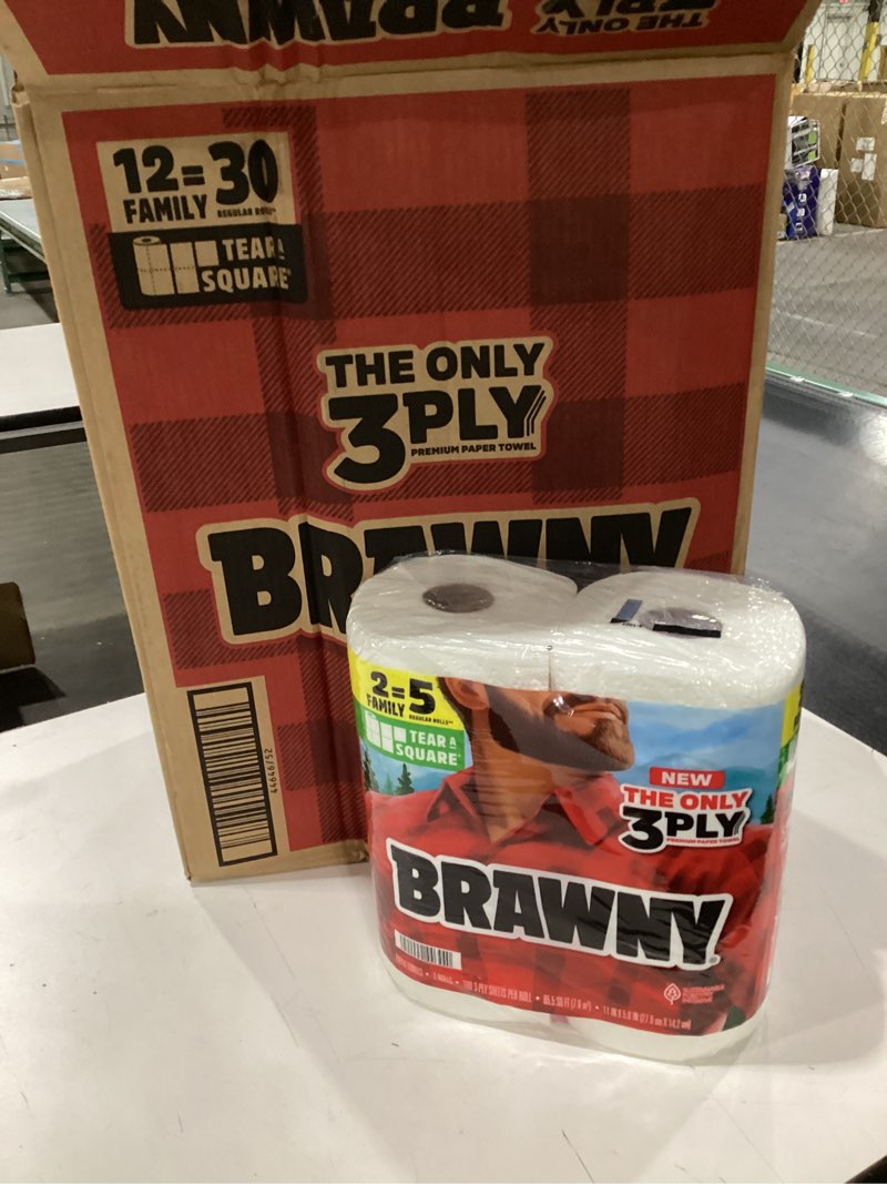 Brawny 12 mega rolls
