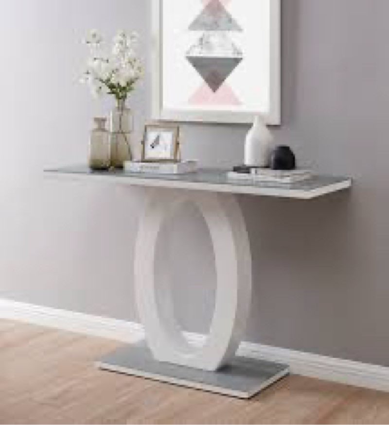 (Incomplete) Giovani grey console table top