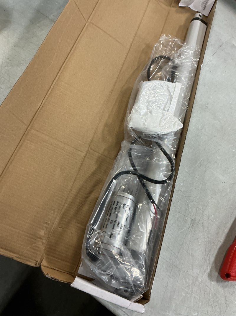 Condition photo showing New/Like New for ECO-WORTHY 12V 16 Inch Stroke Linear Actuator 330lbs Maximum Lift with Mounting Brackets (12VDC 16 inch (400mm)) 1 16" (400mm)