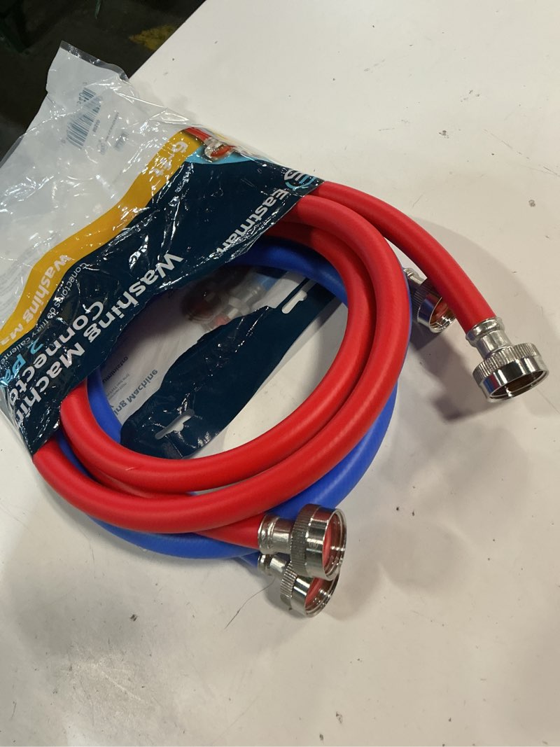 Condition photo showing Good Condition for eastman 2-pack 6-ft 3/4-in fht inlet x 3/4-in fht outlet pvc washing machine connector