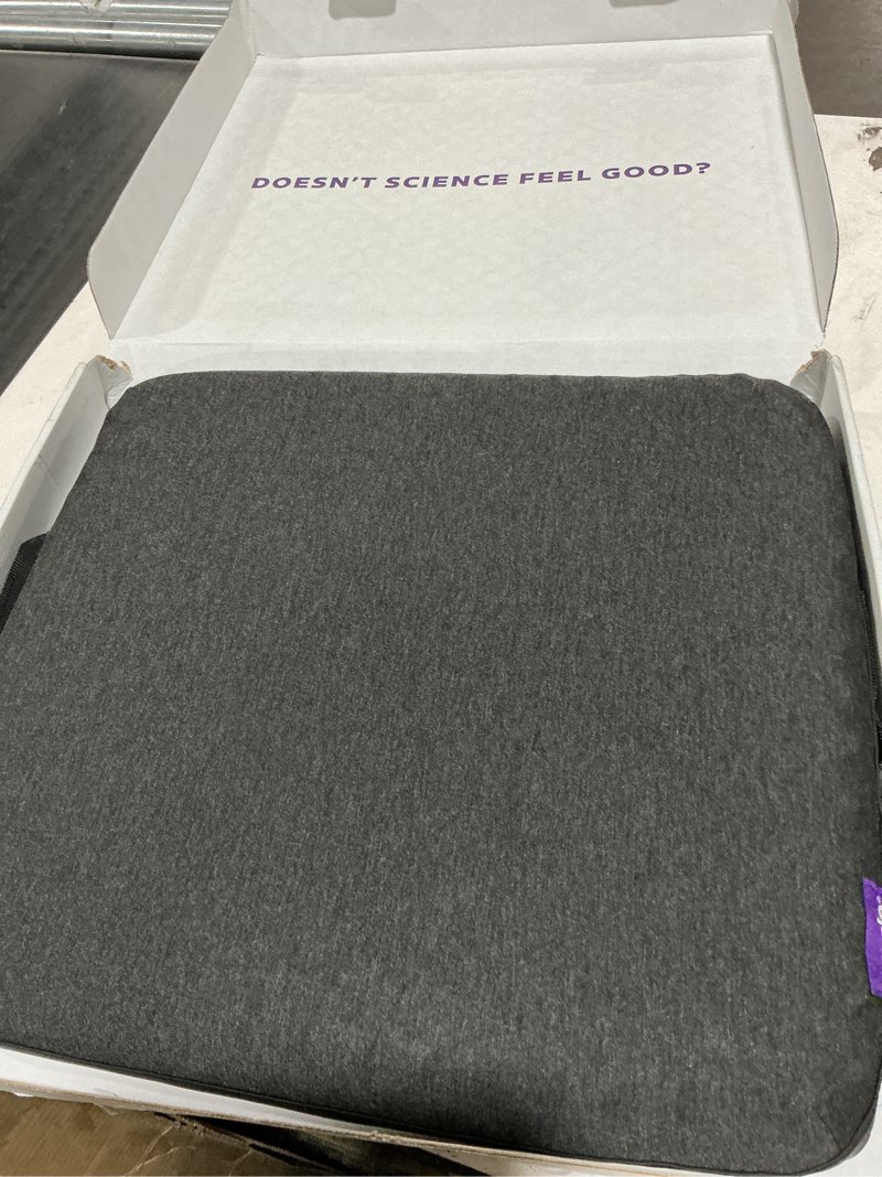 Condition photo showing New/Like New for purple royal seat cushion - seat cushion for the car or office chair - temperature neutral grid