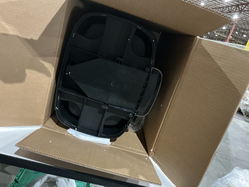 Condition photo showing Good Condition for amazon basics large trash can, 13.2 gallon (50l), smudge resistant rectangular bin with soft-close lid, step foot pedal, removable inner bucket, brushed stainless steel, satin nickel finish satin nickel big, 50l/13.2 gal