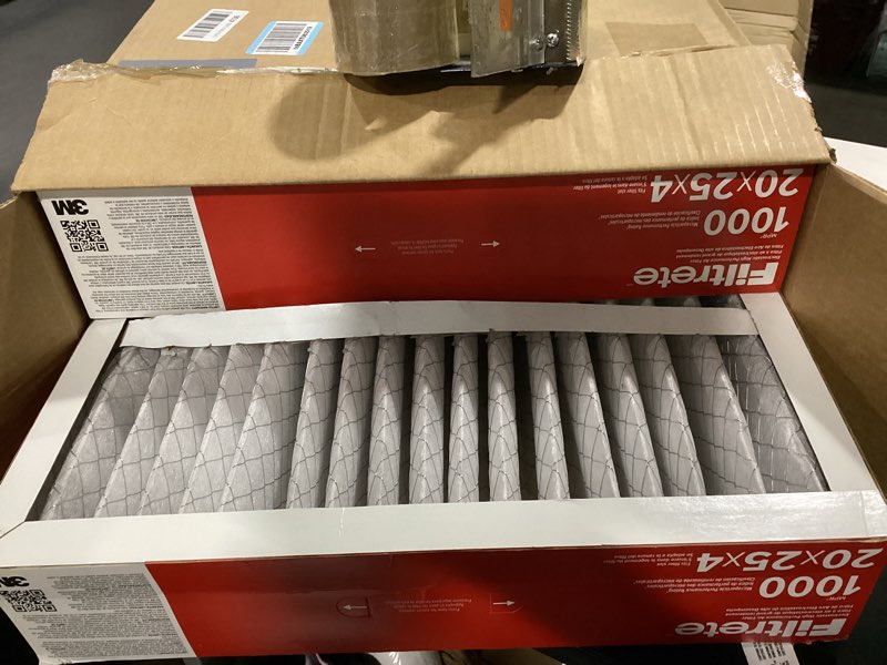 Condition photo showing Good Condition for filtrete 20x25x4 ac furnace air filter, mpr 1000, merv 11, fits honeywell & aprilaire, allergen defense, electrostatic, 2-pack. change your filter often: replace every 12 months