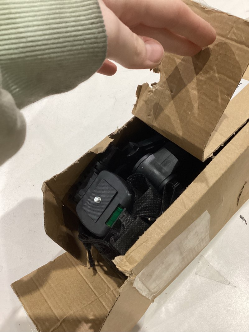 Condition photo showing As Is for Laser Level Tripod Compatible with Bosch, Height Adjustable Laser Level Stand, 1/4"-20 Thread Mount, Collapsible Legs and Non-Skid Feet, Tripod Stand with Carrying Pouch, for Line and Point Lasers