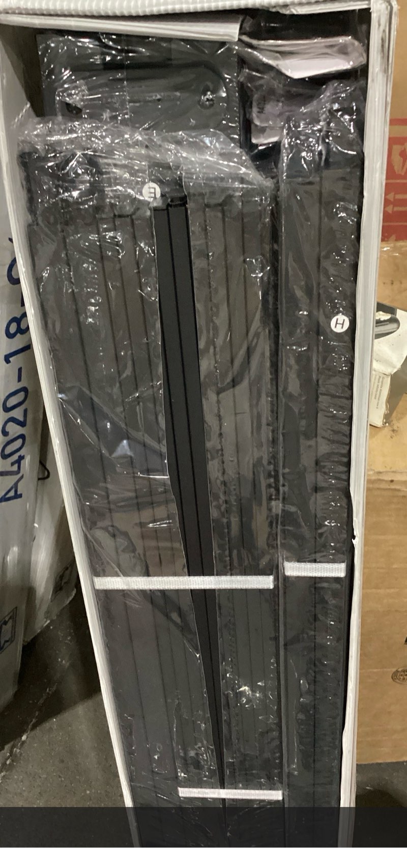Condition photo showing New/Like New for new jeto metal bed frame,king size bed frame with storage space,heavy duty sturdy mattress foundation,easy assembly,no box spring needed, black,18 inch,king king 18 inch
