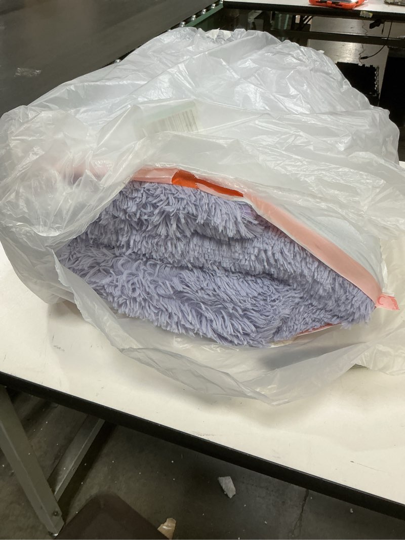 Condition photo showing Good Condition for PAGISOFE Fluffy Soft Area Rug, 4x6 Rug, Shaggy Fuzzy Rugs for Bedroom Living Room, Princess Furry Rugs for Bedroom Girls And Boys , Furry Rugs for Nursery, Shag Carpet for Kids Teen's Room, Purple 4x6 Feet Purple