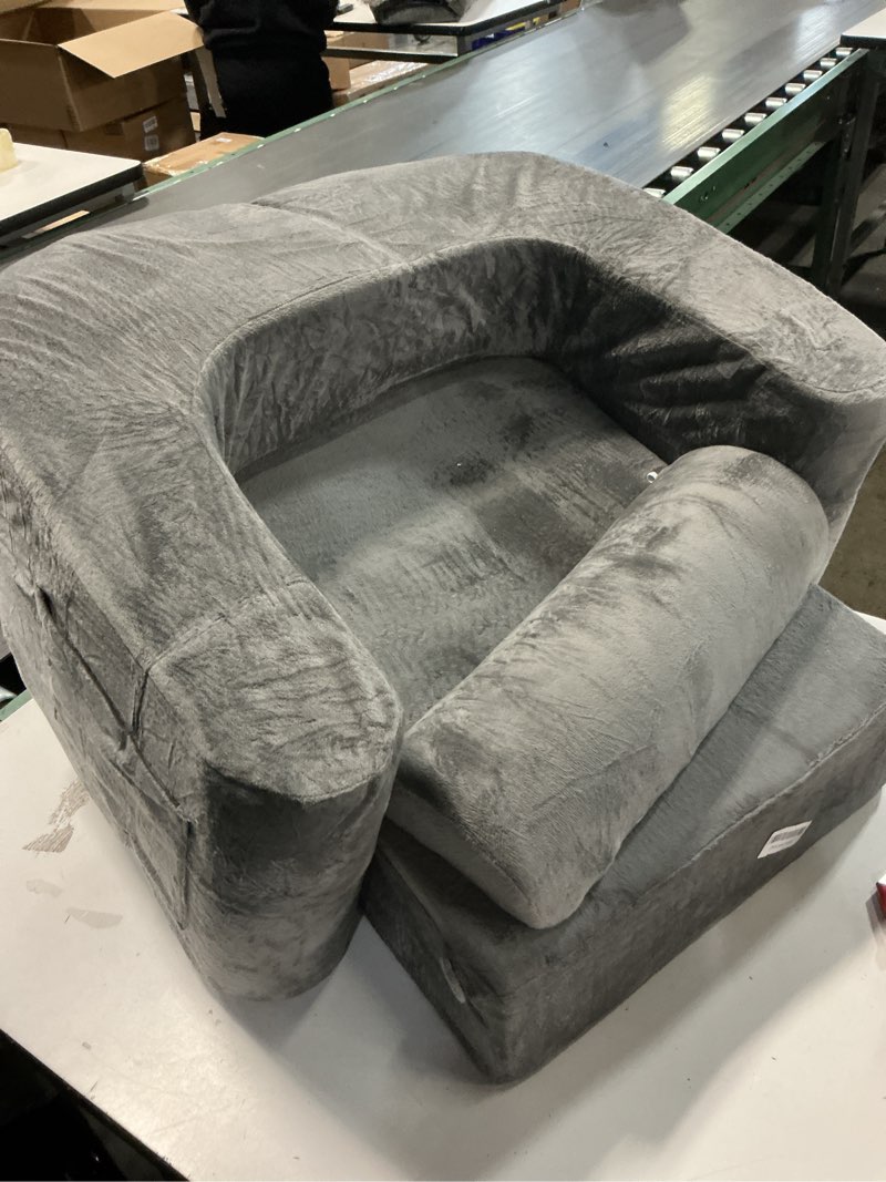 Condition photo showing As Is for laapee Reading Pillow Set for Adults 3-Piece - Ergonomic Back/Neck Support with Arms & Pockets - 26D