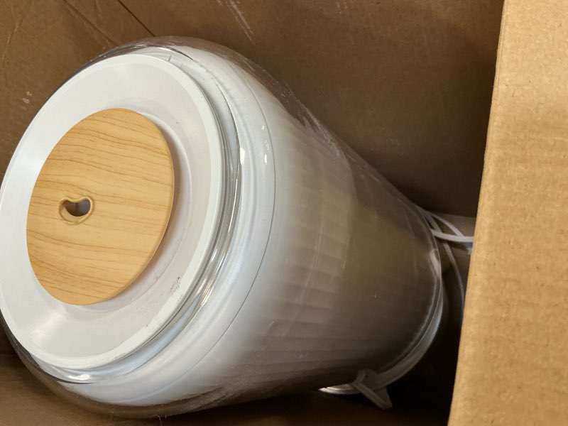 Condition photo showing Good Condition for Homedics Ultrasonic Humidifier, Bedrooms and Home Offices, 0.97-Gallon Tank, 45-Hour Runtime, Visible Ultra-Quiet Cool Mist, Aromatherapy, Demineralization Cartridge, Night-Light, Auto-Off, White