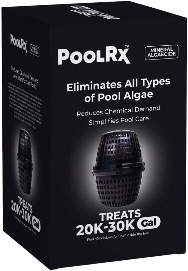 X00486G7M3 Pool RX 101066 6 Month Algaecide Treats 20k- 30k gallons, BlackX00486G7M3 Pool RX 101066 6 Month Algaecide Treats 20k- 30k gallons, Black