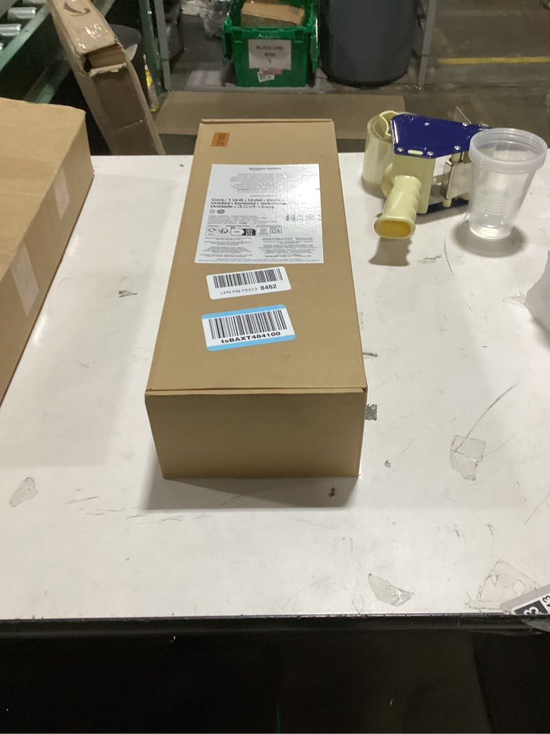 Condition photo showing New/Like New for Amazon Basics Oscillating Sprinkler for Yard, One Size, 1-Pack, Black