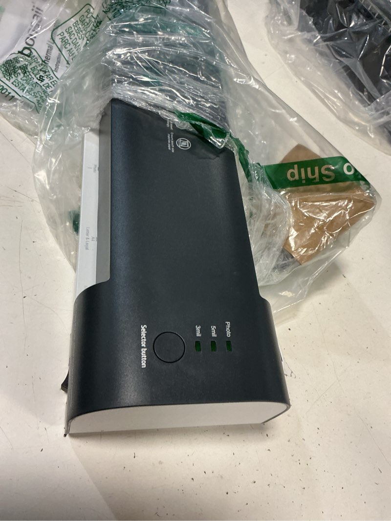 Condition photo showing Good Condition for bonsenkitchen vacuum sealer machine, globefish technology for perfect vacuum sealing, powerful low-noise food vacuum sealer with easy handle design, built-in cutter & bag storage, 1 bag roll & 10 bags silver black