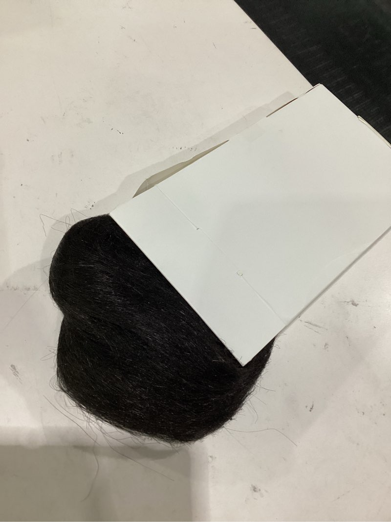 Condition photo showing Good Condition for yaki straight ponytail extension for black women,16 inch synthetic wrap-around clip-in ponytail with magic paste,natural looking for easy daily wear (natural black) 16 inch natural black