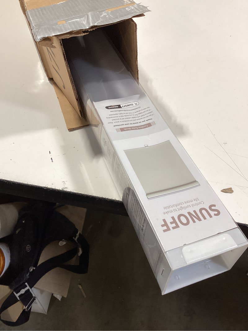Condition photo showing Good Condition for blackout roller shades blinds cordless for windows pull down room darkening door blinds with thermal insulated easy to install for living room,bedroom,home,office bathroom grey 40" w x 72" h 40"w x 72"h grey