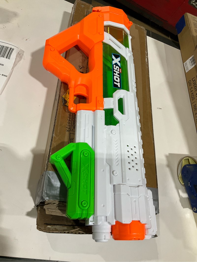 Condition photo showing As Is for XSHOT Fast-Fill Epic Water Blaster by ZURU, Watergun for Summer, XSHOT Water Toys, Squirt Gun Soaker (Fills with Water in just 1 Second!) Big Water Toy for Children, Boys, Teen, Men (Large)