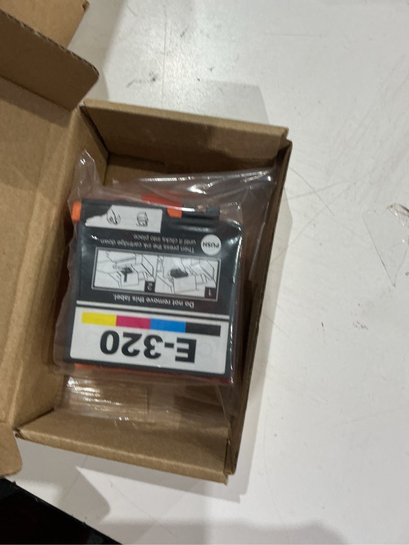 Condition photo showing Good Condition for run star 320 t320 remanufactured ink cartridge replacement for espon 320 t320 use with epson picturemate pm-400 printer bkcmy) t320 2pk