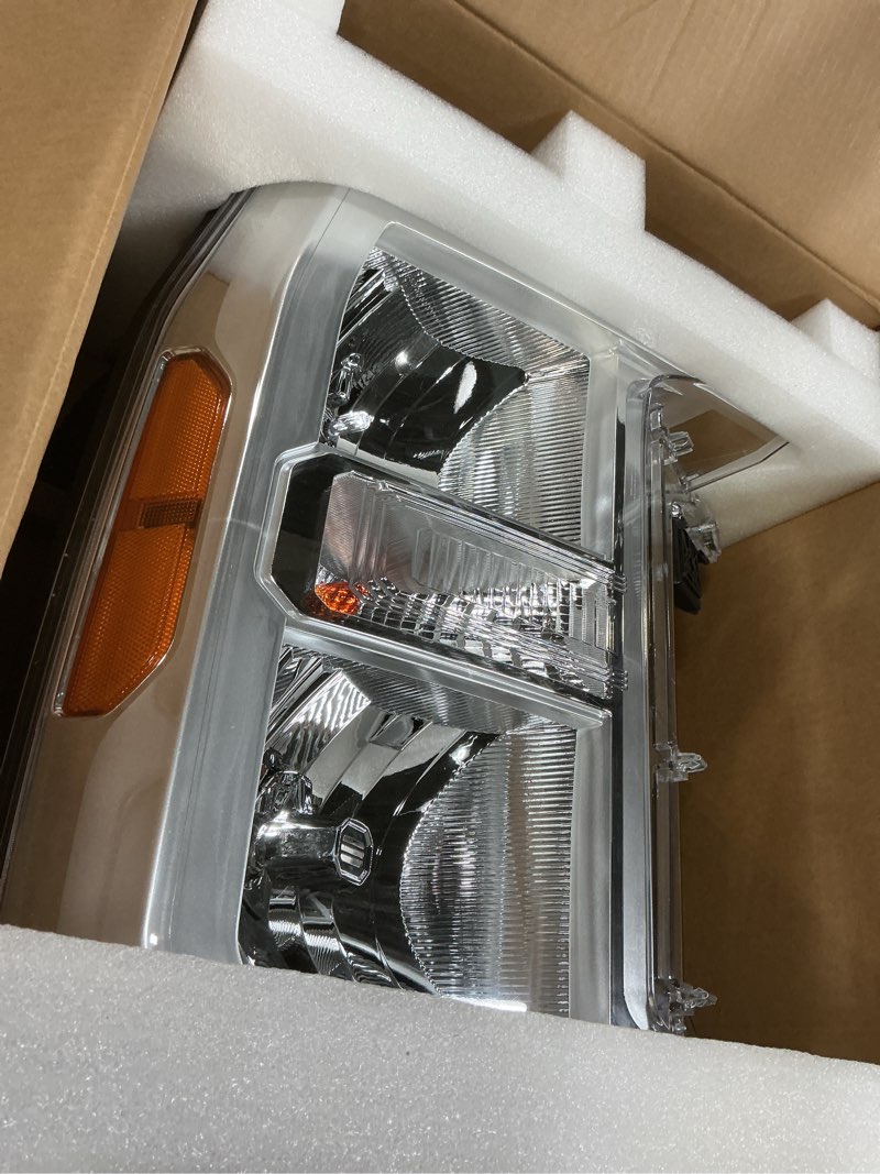Condition photo showing Good Condition for duolctarms halogen type headlight headlamp assembly compatible for 2023-2024 ford f250 xl xlt f350 superduty left driver side pc3z13008g left(driver side)