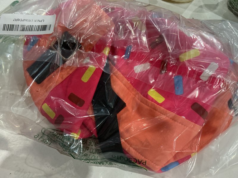 Condition photo showing Good Condition for supet inflatable dog cone collar alternative after surgery, doggie neck donut collar recovery ecollar, soft dog cone for small medium large dogs donut pink l-(neck 11"-14")