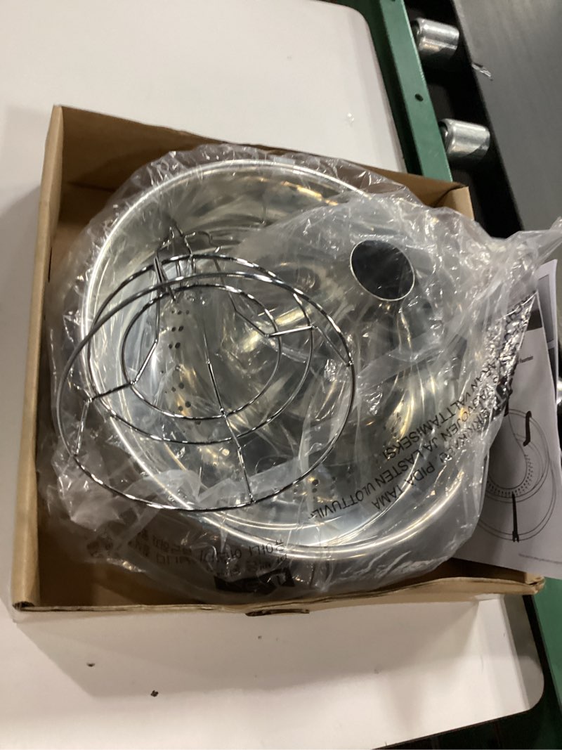 Condition photo showing As Is for PetSafe Drinkwell Stainless Steel 360 Multiple Pet Fountain - Scratch and Rust Resistant Automatic Water Dispenser for Cats or Dogs - Adjustable Flow Control - 128 Ounce (3.8 Liter) - Filters Included 1 Count 360 Stainless