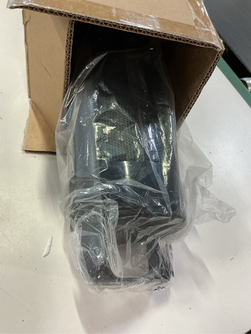 Condition photo showing Good Condition for space heater for indoor use large room, 1500w portable office heater, 120° oscillation, ptc ceramic with thermostat and remote, 12h timer, 3 modes, fast safety heat for home bedroom black
