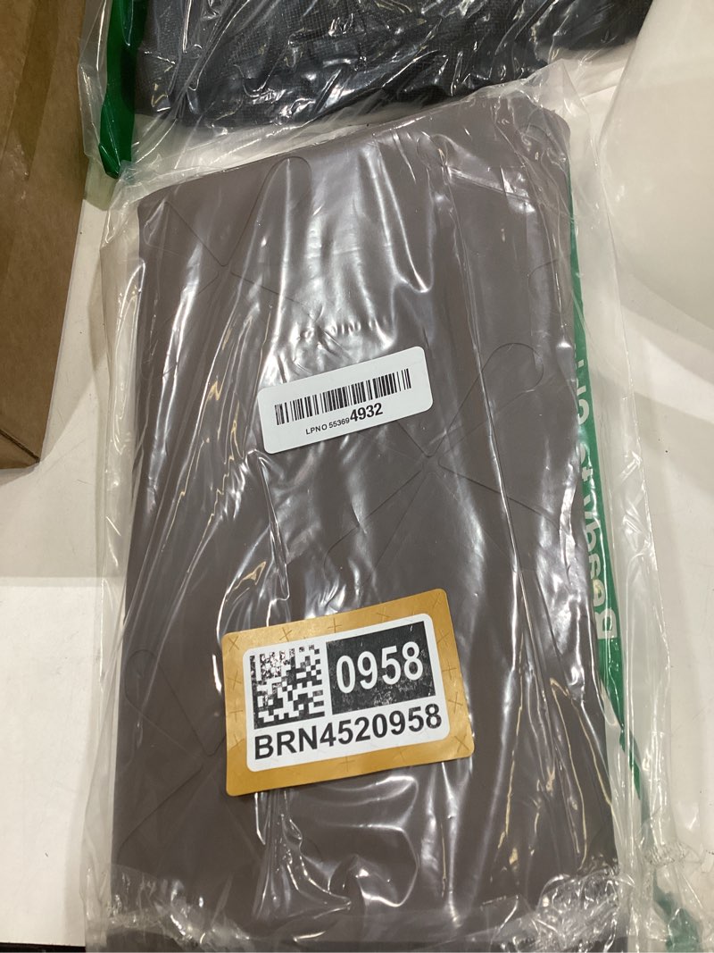 Condition photo showing New/Like New for sikadeer 31" x 22" under sink mat waterproof, silicone mat kitchen drawer shelf and cabinet liner, sink protector for kitchen organizers and storage, boot tray pet food mats brown 31"w x 22"l