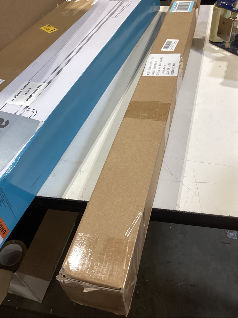 Condition photo showing New/Like New for double row curtain track silent heavy duty drop ceiling curtain track for curtains-room divider for living room bedroom hospital easy install(white,2.8m(9.2ft)) white 2.8m( 9.2ft )