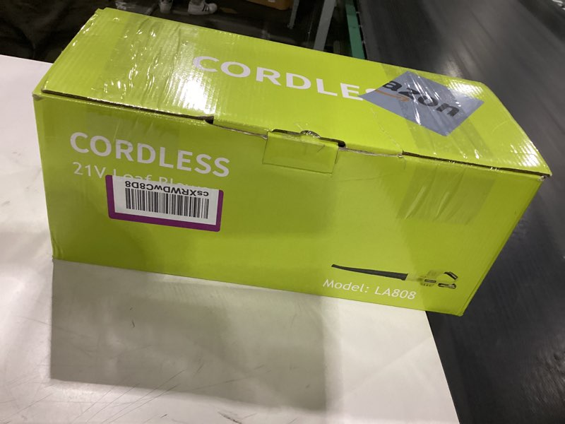 Condition photo showing Good Condition for 21v cordless leaf blower as is