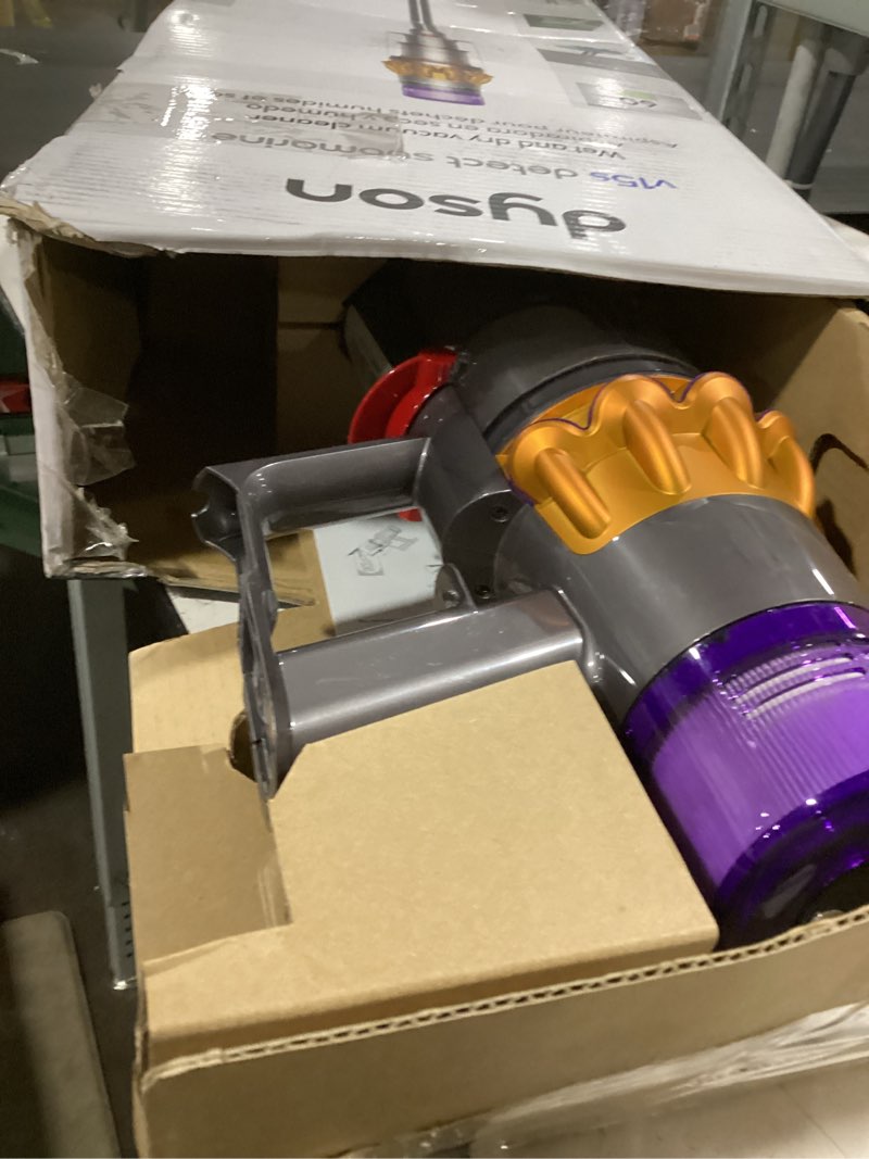 Condition photo showing Good Condition for Dyson V15s Detect Submarine? Wet Dry Vacuum, Yellow/Nickel