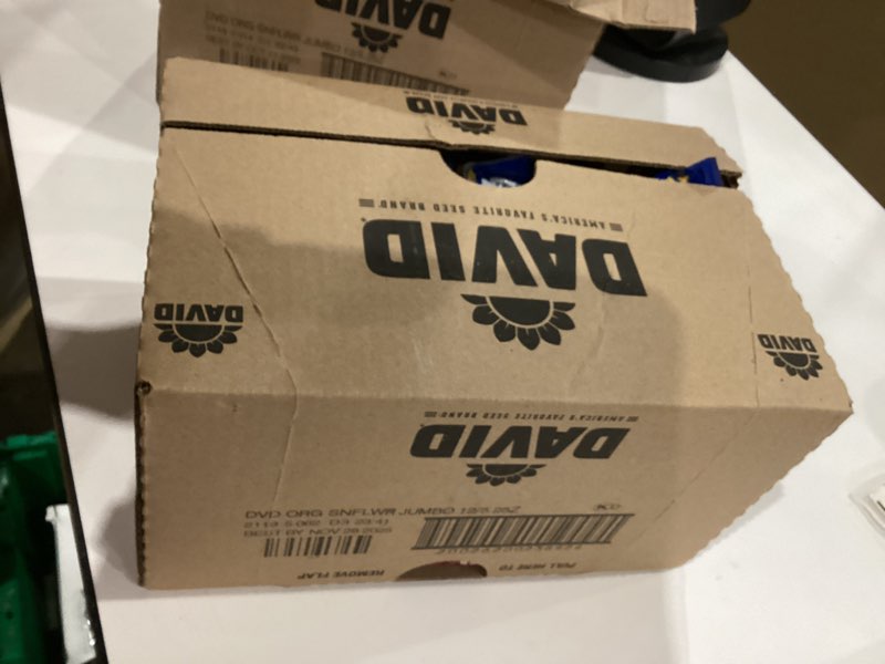 Condition photo showing New/Like New for DAVID Original Jumbo Sunflower Seeds