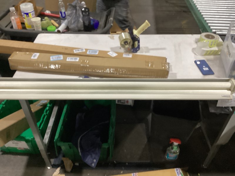 Condition photo showing Good Condition for ShadesU Zebra Blinds for Indoor Window Roller, Zebra Shades for Windows Privacy Light Filtering Shades (Maxium Height 72inch) (Cream Color)(Width 34 inch) 08- Cream-crd 34"W x 72"H