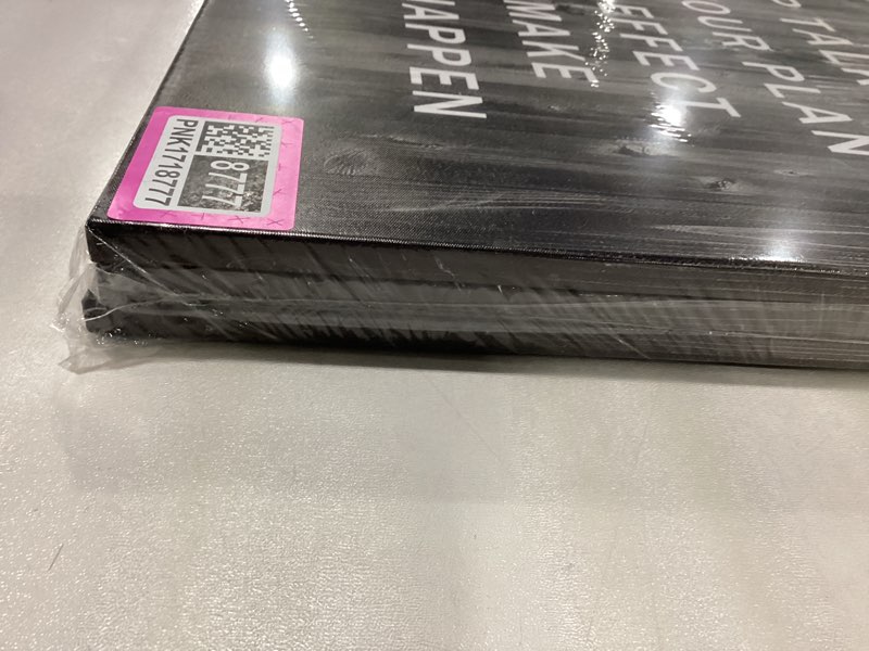 Condition photo showing New/Like New for Execute grind hustle inspirational canvas wall art 3 pack 60’ w x 28’h