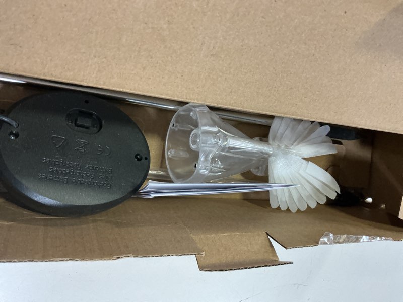 Condition photo showing As Is for Solar Lights Outdoor Decorative Angel, Garden Solar Light Housewarming Gifts for Women Friends Mom Grandma, Color Changing Garden Stake Light for Yard Patio Pathway Grave Cemetery Decorations