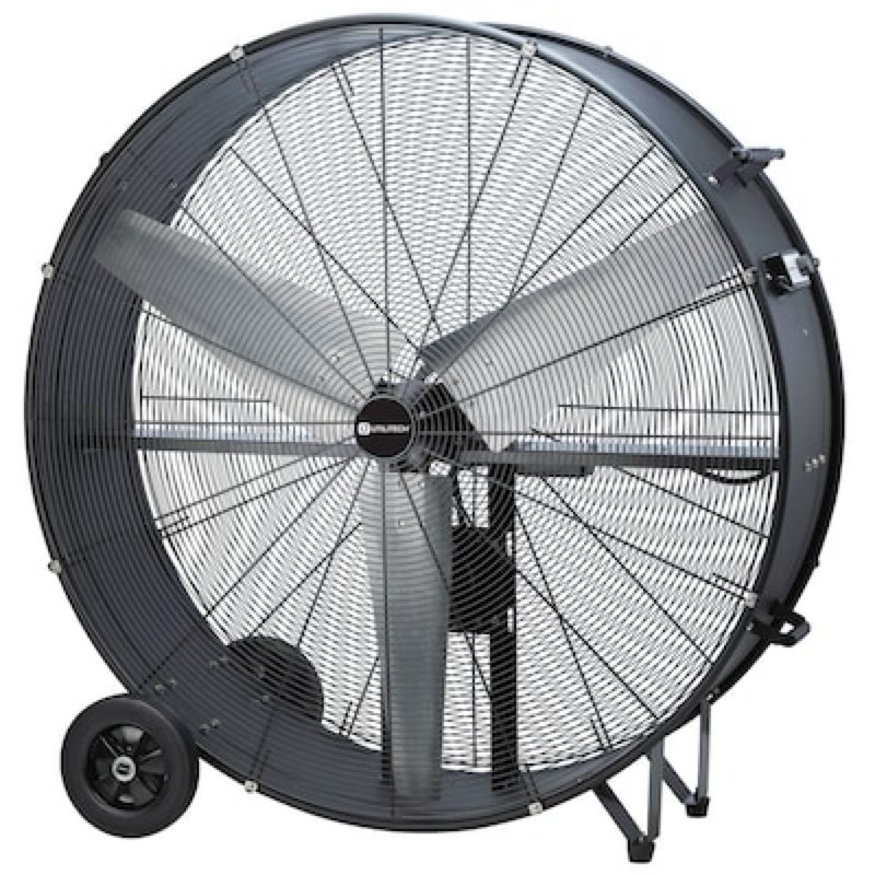 utilitech 42-in high velocity indoor industrial fan, in black