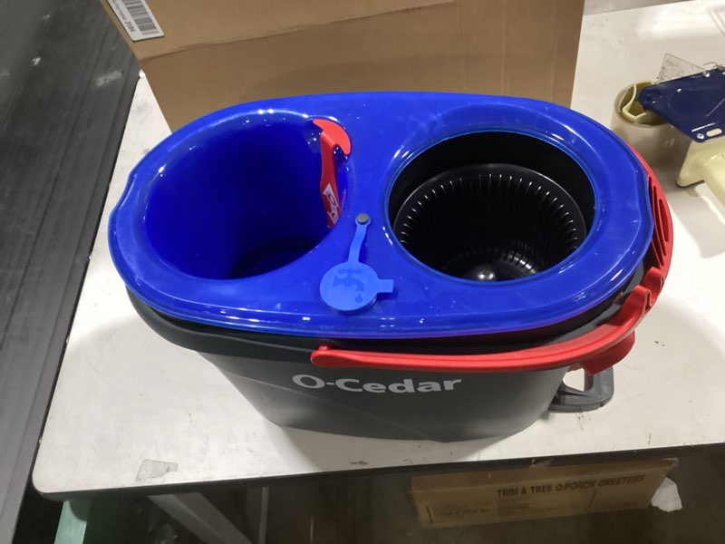 Condition photo showing Good Condition for O-Cedar RinseClean Spin Mop & Bucket System | Clean with Water | Removes 99% of Bacteria Plastic Rinseclean Spin Mop & Bucket Cleaning System