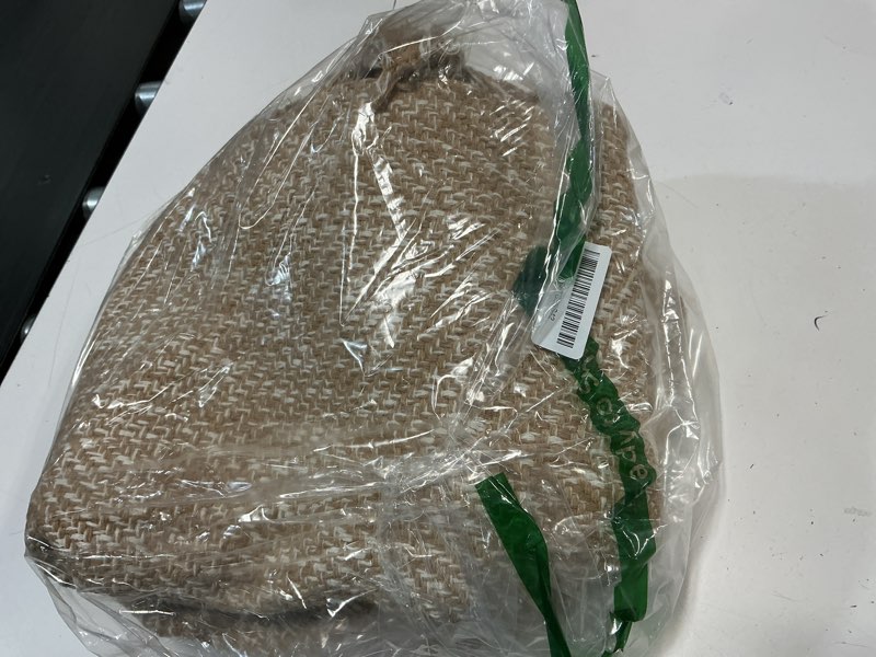 Condition photo showing Good Condition for collive long hallway runner rug 2.6' x 7', washable runners indoor entryway rugs, tan/cream braided woven kitchen carpets low profile front door floor mat for laundry room bedroom doorway tan/cream 2.6' x 7'(rectangular)