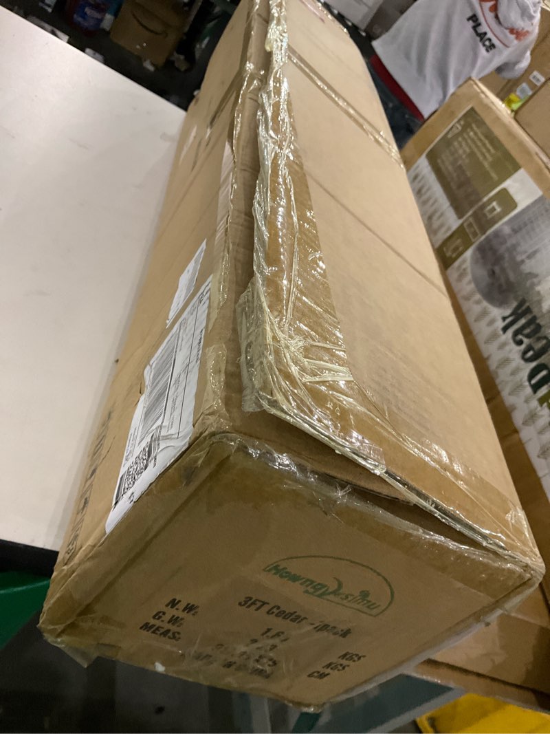 3FT Artificial Topiary Cedar Trees, Fake Cedar Plant with Pot for Indoor Outdoor Decor, Faux Greener