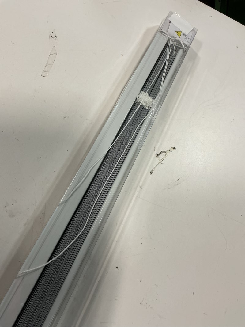 Condition photo showing Good Condition for YIIBAII Mini Blinds Suitable for 30.5" W x 64" H Windows 1" Aluminum Horizontal Venetian Blinds Darkening with Rope and Pole can Mounted Inside or Outside White 30.5"W x 64"H