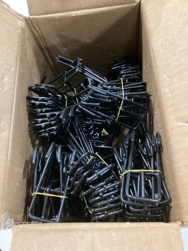 Condition photo showing Good Condition for 4 Inch Grid Wall Hooks, 100 Pcs Heavy Duty Gridwall Panel Hooks Store Garage Wall Mount Organizers Storage Grid Wall Display Hangers Gridwall Accessory for Retail, Craft Show, Home Setup (Black)