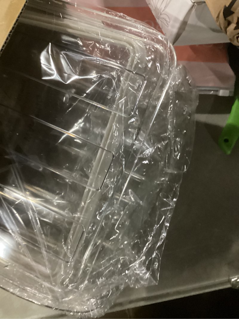 Condition photo showing Good Condition for Egg Holder for Fridge, Automatically Rolling Egg Storage Container for Refrigerator,Large Capacity Egg Organizer for Fridge with Lid,Clear Plastic Dispenser, Tray & Bin -2 Layer 2 Layers Holder 36 Eggs