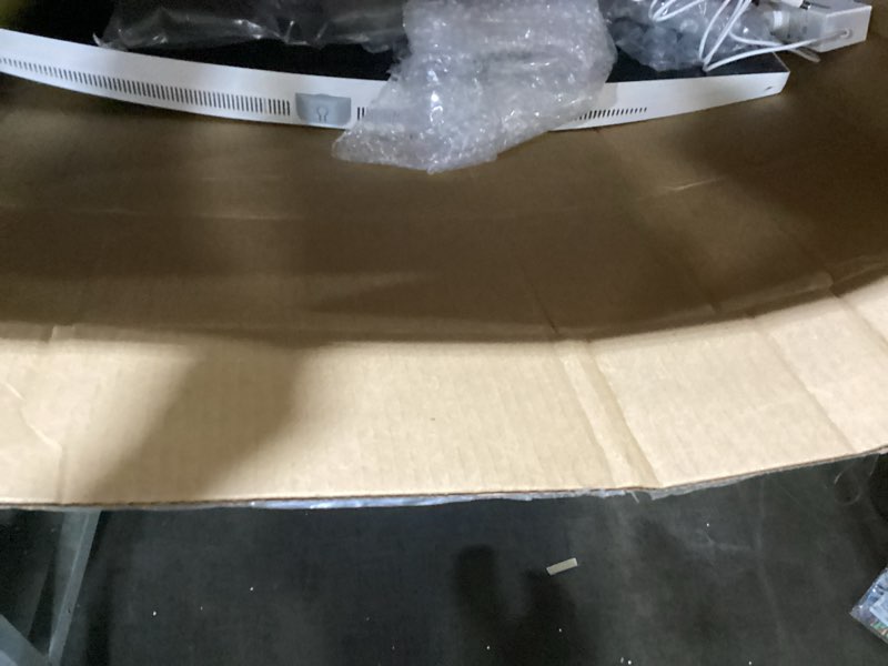 Condition photo showing Good Condition for LG 34SR60QC-W 34-inch QHD (3440x1440) Curved Smart Monitor with Streaming, UltraWide Screen, webOS, HDR10, 100Hz, Built-in Speaker, AirPlay2, Screen Share, Bluetooth, ThinQ App, White