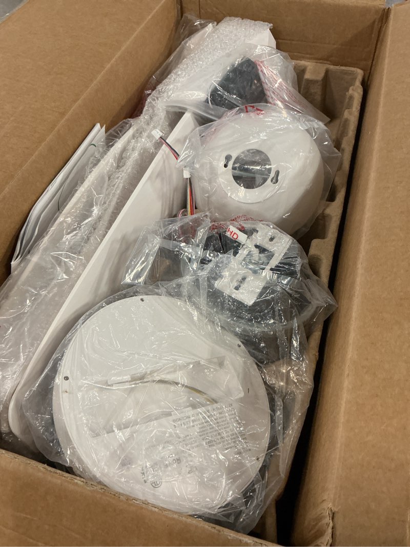 Condition photo showing Good Condition for roomratv ceiling fans with lights,large airflow 52inch modern ceiling fan with quite reversible dc motor 3 color temperature led light (white) white 52 inches-3 blades