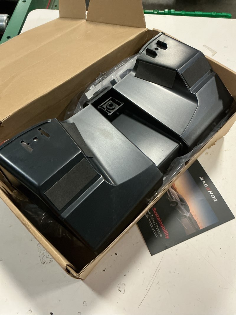 Condition photo showing Good Condition for basenor 2026 tesla model y model 3 under screen storage box [100% secure] center console organizer tray for model y juniper 2025 2026 model 3 highland 2024 2025 2026 (standard, premium & performance) model 3/y (2024-2026) under screen