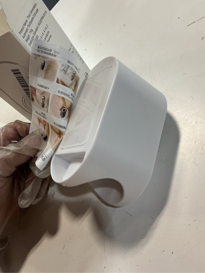 Condition photo showing Good Condition for gfbebdvtoothbrush cleaner and automatic toothpaste extruder set,toothbrush holder cleaner,fan drying and timerfunction,automatic toothpaste dispenser,wall mounted,suitable for 99% of toothbrushes