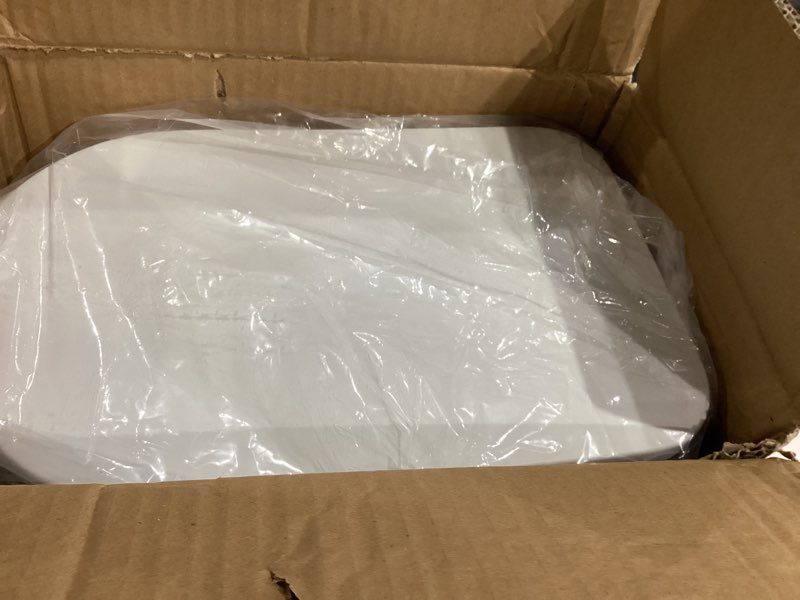 Condition photo showing Good Condition for Large Rice Dispenser 22-25Lbs, Cereal Dispenser Rice Container Food Storage Container with Measuring Cup, Cereal Containers Storage Kitchen Storage Household Moisture Proof Holder, White White 25LBs