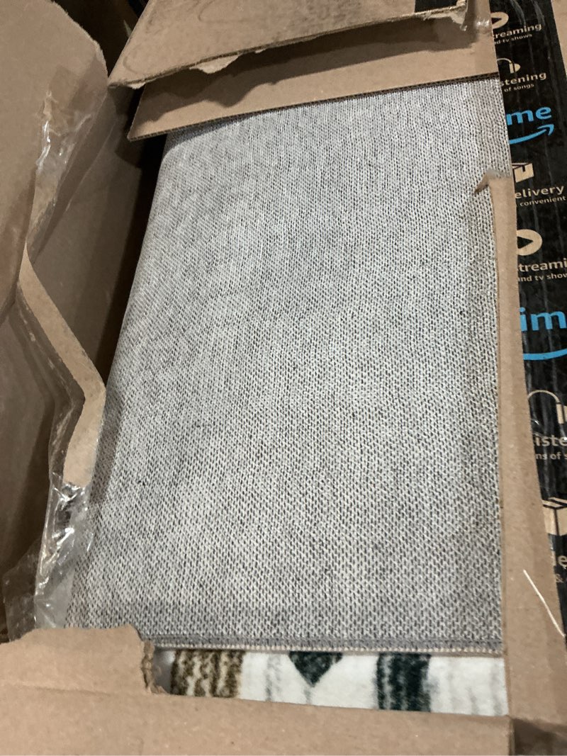 Condition photo showing Good Condition for bestsweetie 9x12 area rugs for living room washable moroccan farmhouse neutral geometric low pile non-slip soft print pattern rug for bedroom kitchen dining room entryway black/brown black/brown 9' x 12' (rectangular)