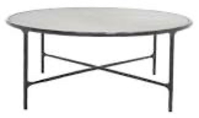 Jessa Round Metal Coffee Table