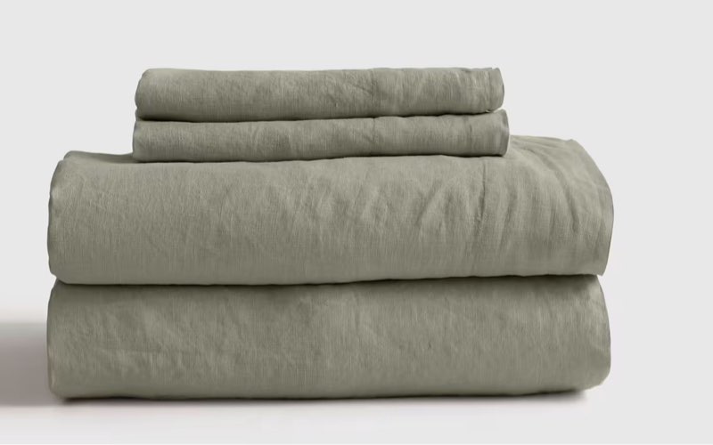 quince european linen sheet set, queen