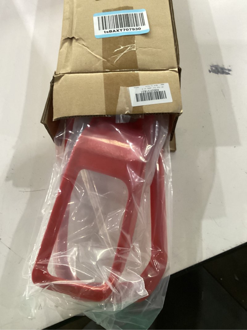 Condition photo showing New/Like New for rt-tcz for jeep jl gear shift cover red, 4wd shift knob trim panel for jeep wrangler jl jlu gladiator jt 2018-2024 red interior accessories 2pcs